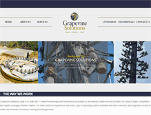 Tablet Screenshot of grapevinesolutions.com
